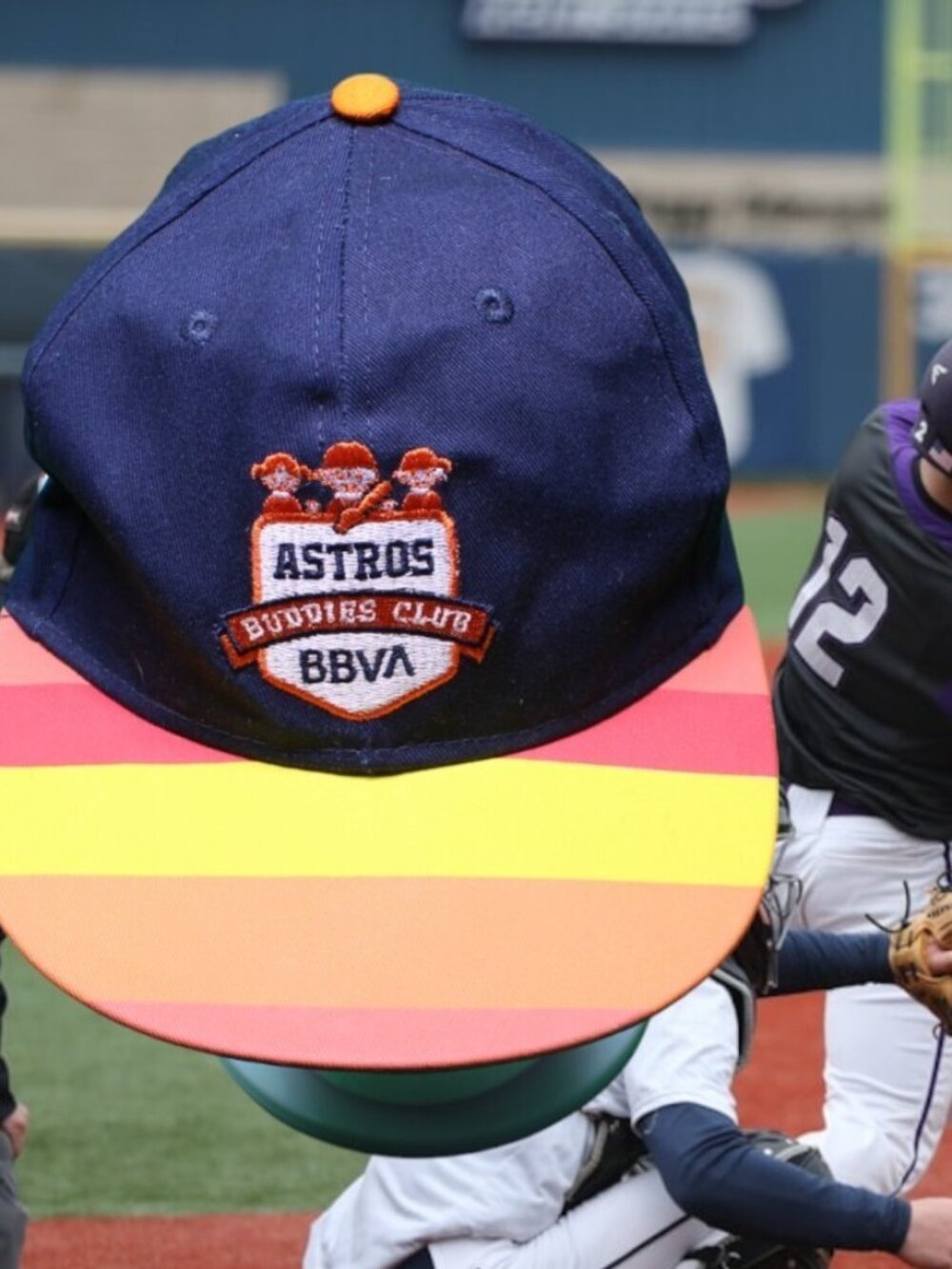 Houston Astros Buddies Club BBVA Snapback Kids Cap Hat MLB  Baseball